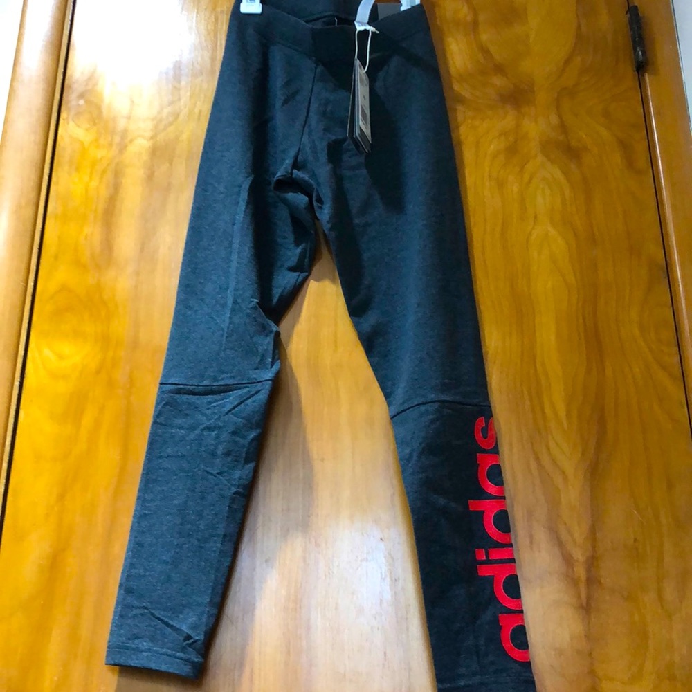 New Adidas dark gray leggings women’s XS